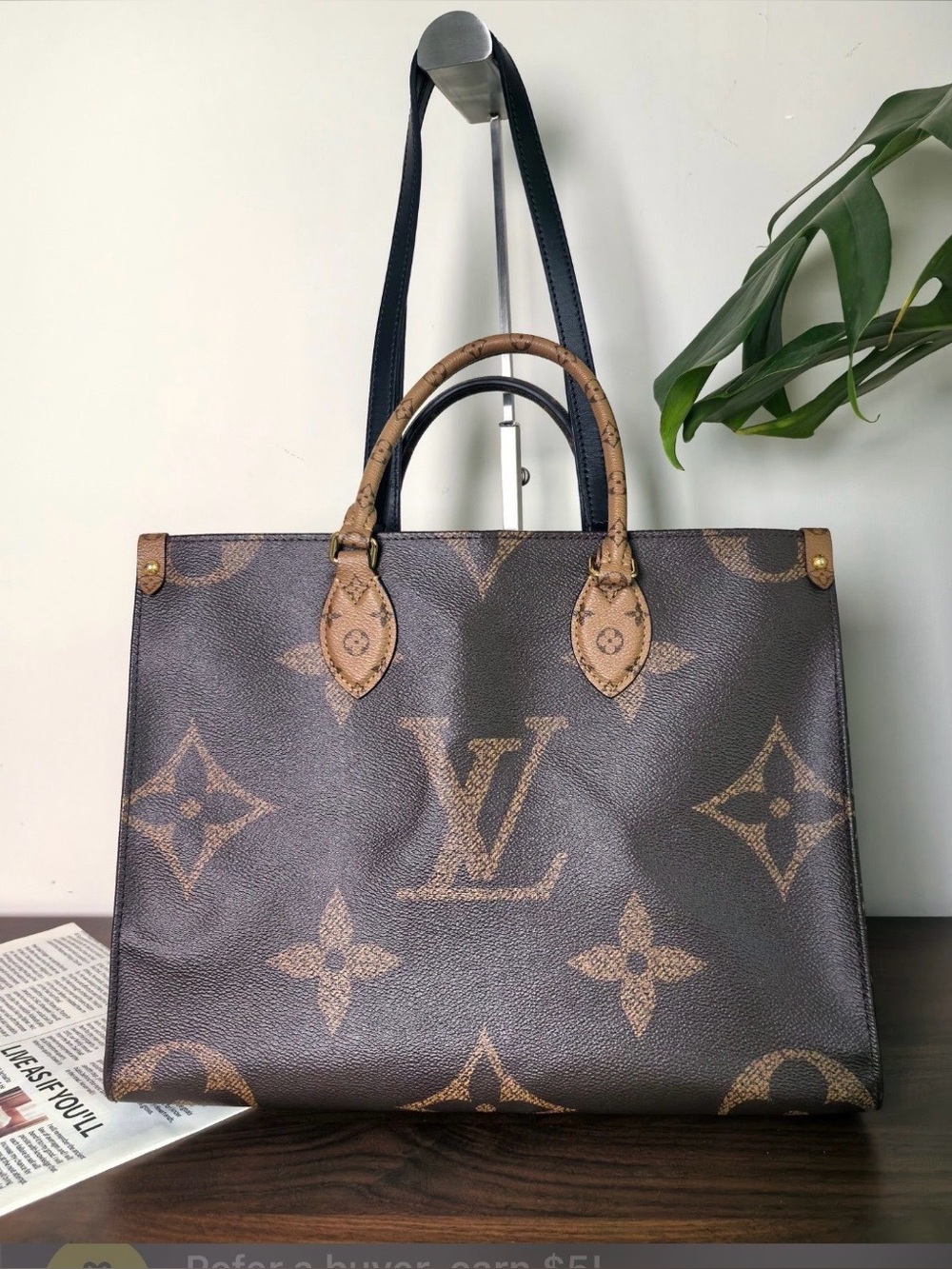 Louis Vuitton Reverse Monogram On the Go Tote